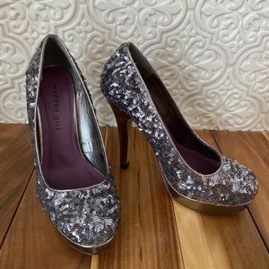 Madden Girl sequin heels